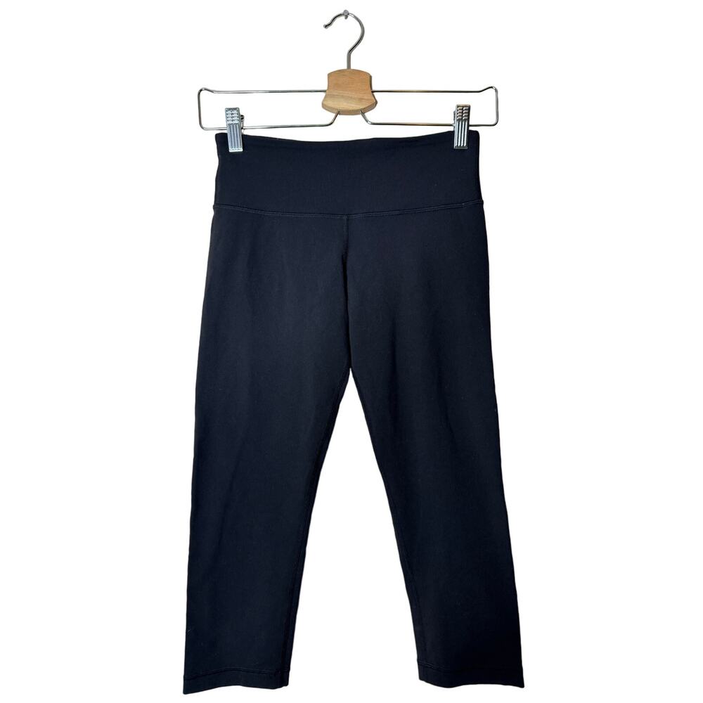 Lululemon Women's Size 4 Wunder Under 21" Crop Legging Full-On Luon